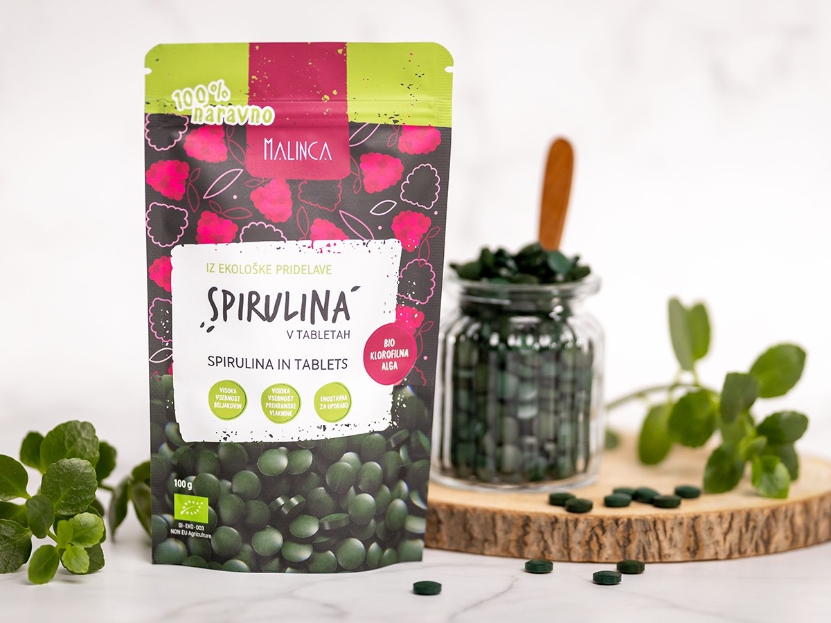 Spirulina in compresse bio (200) Malinca.it