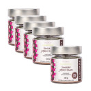 Confezione di crema cioccolato e nocciole
