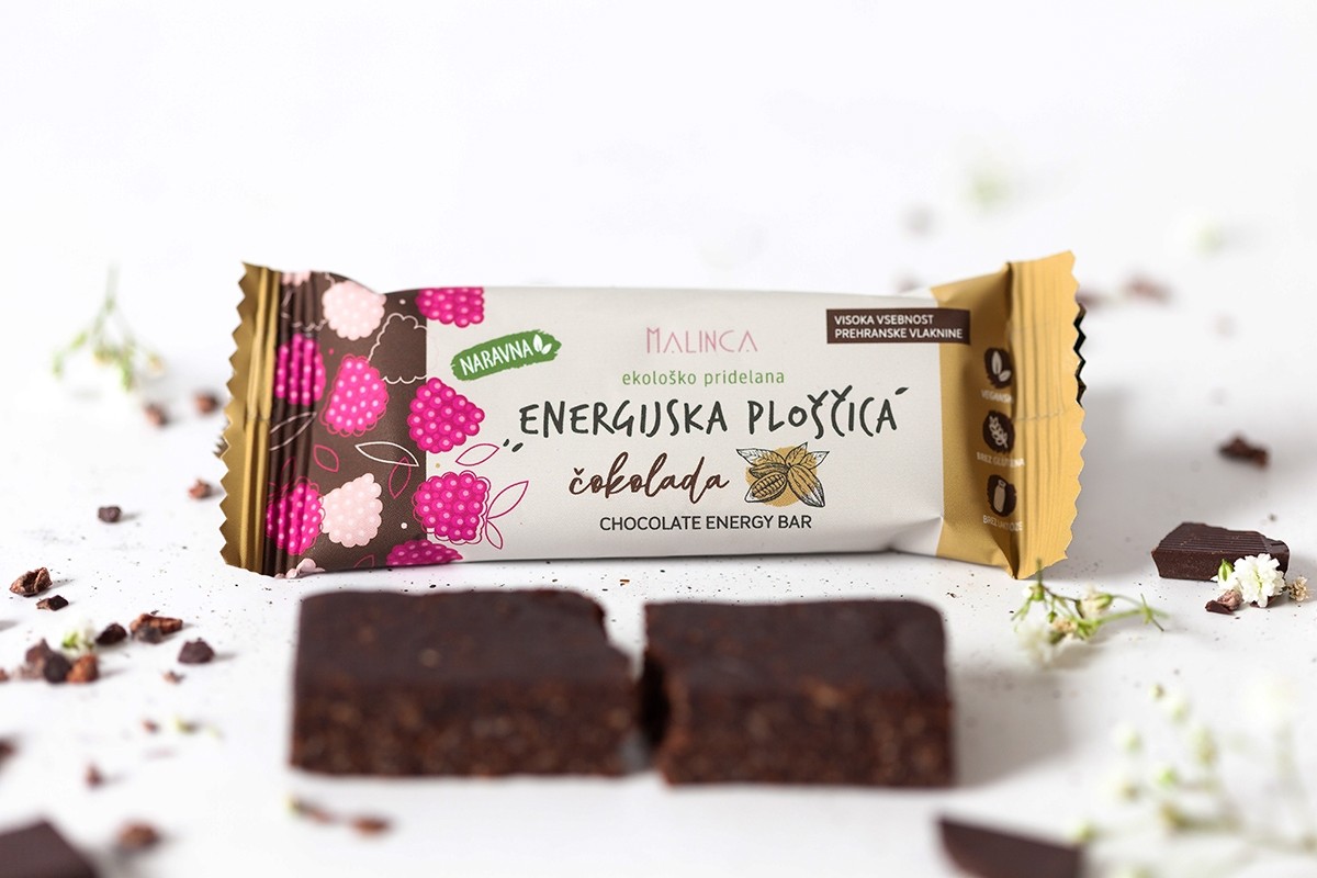 Confezione di barrette energetiche cioccolata