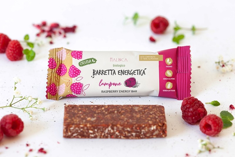 Barretta energetica bio al lampone
