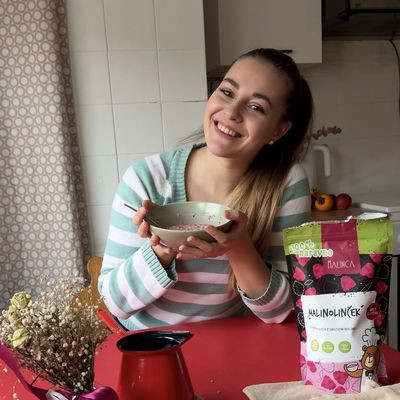 Porridge al gusto di lampone