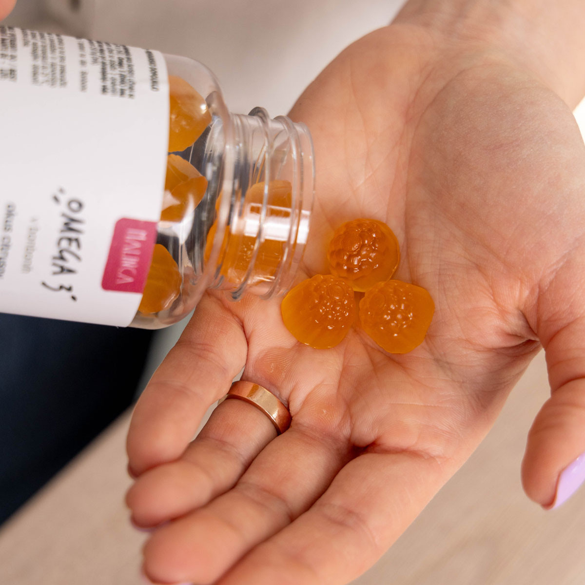 Omega 3 in caramelle gommose per adulti