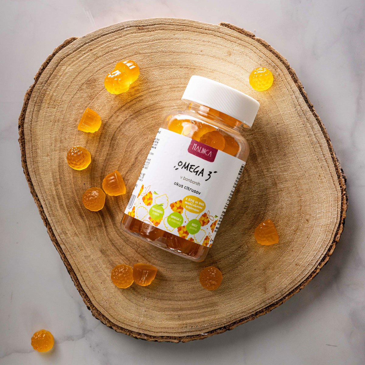 Omega 3 in caramelle gommose per adulti