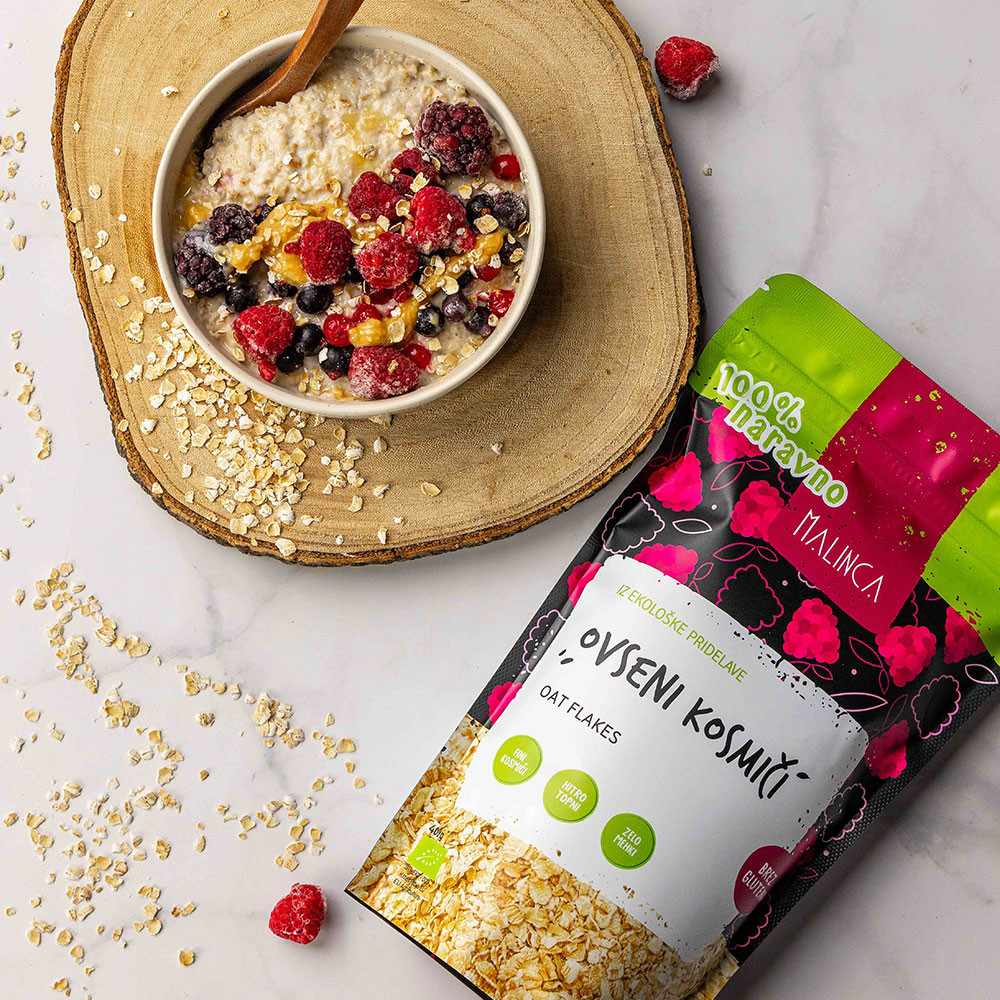 Fiocchi biologici di avena senza glutine 400 g 