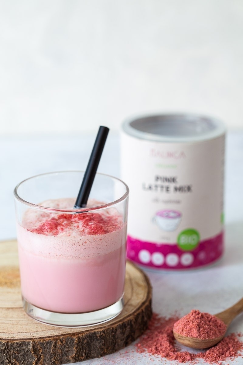 Pink latte mix iz ekološke pridelave 