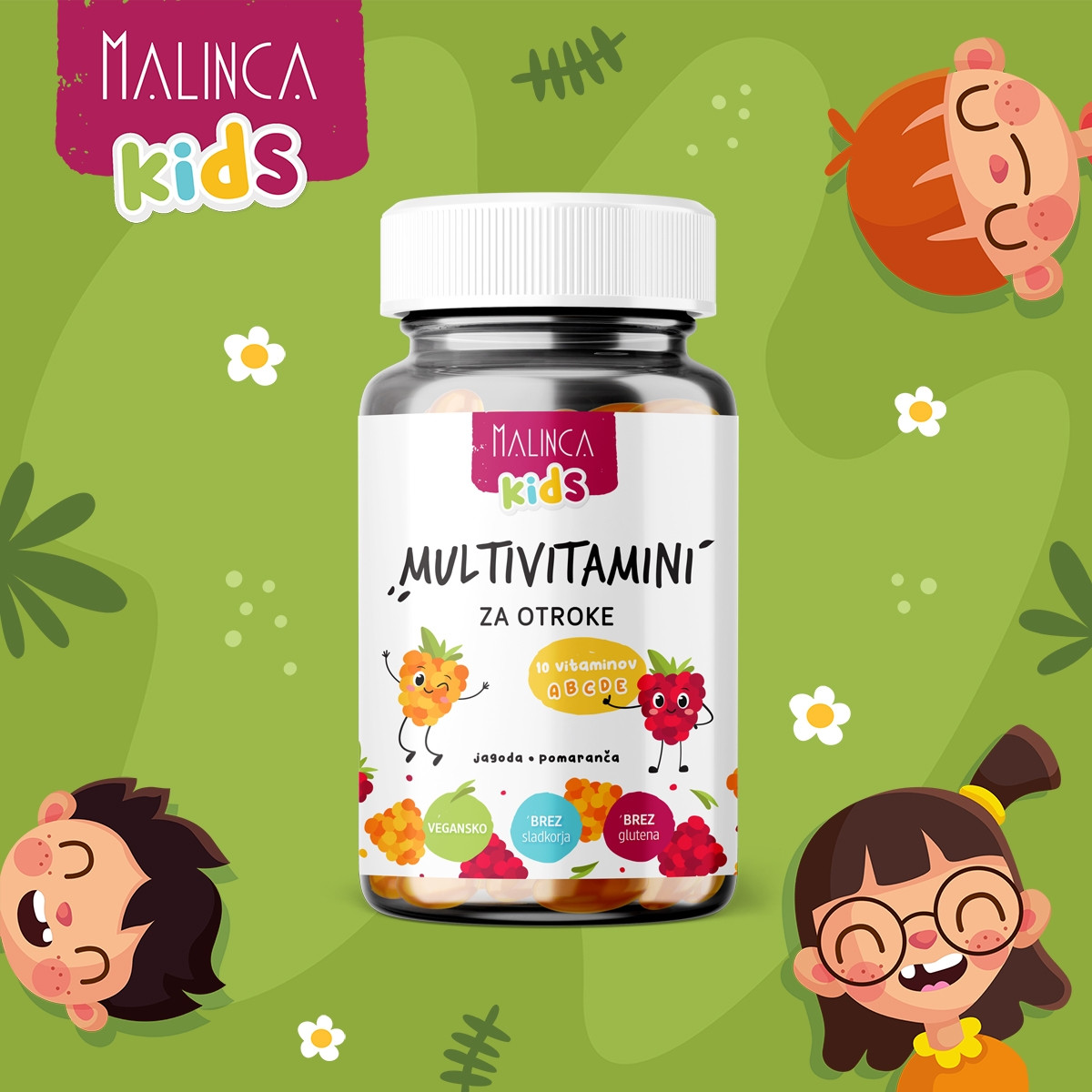 Multivitamine in caramelle gommose per bambini