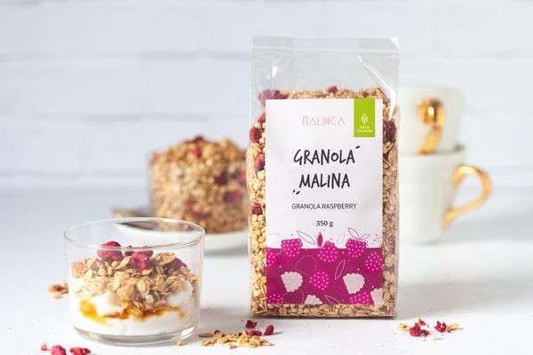 Granola al lampone fatta in casa