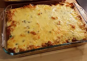 Pasta al forno con carne macinata