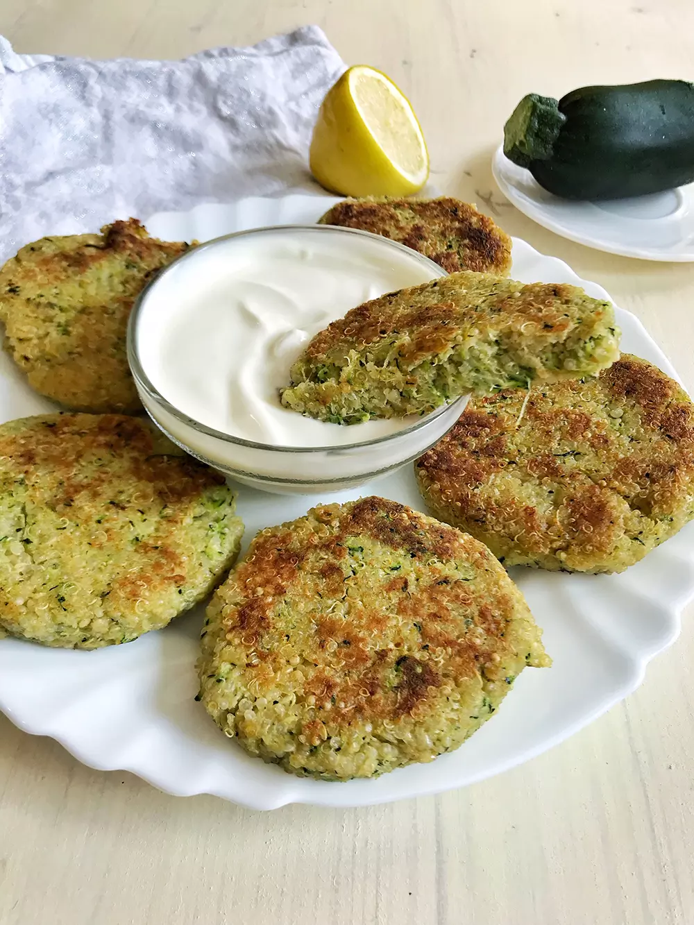 Polpette di quinoa con zucchine