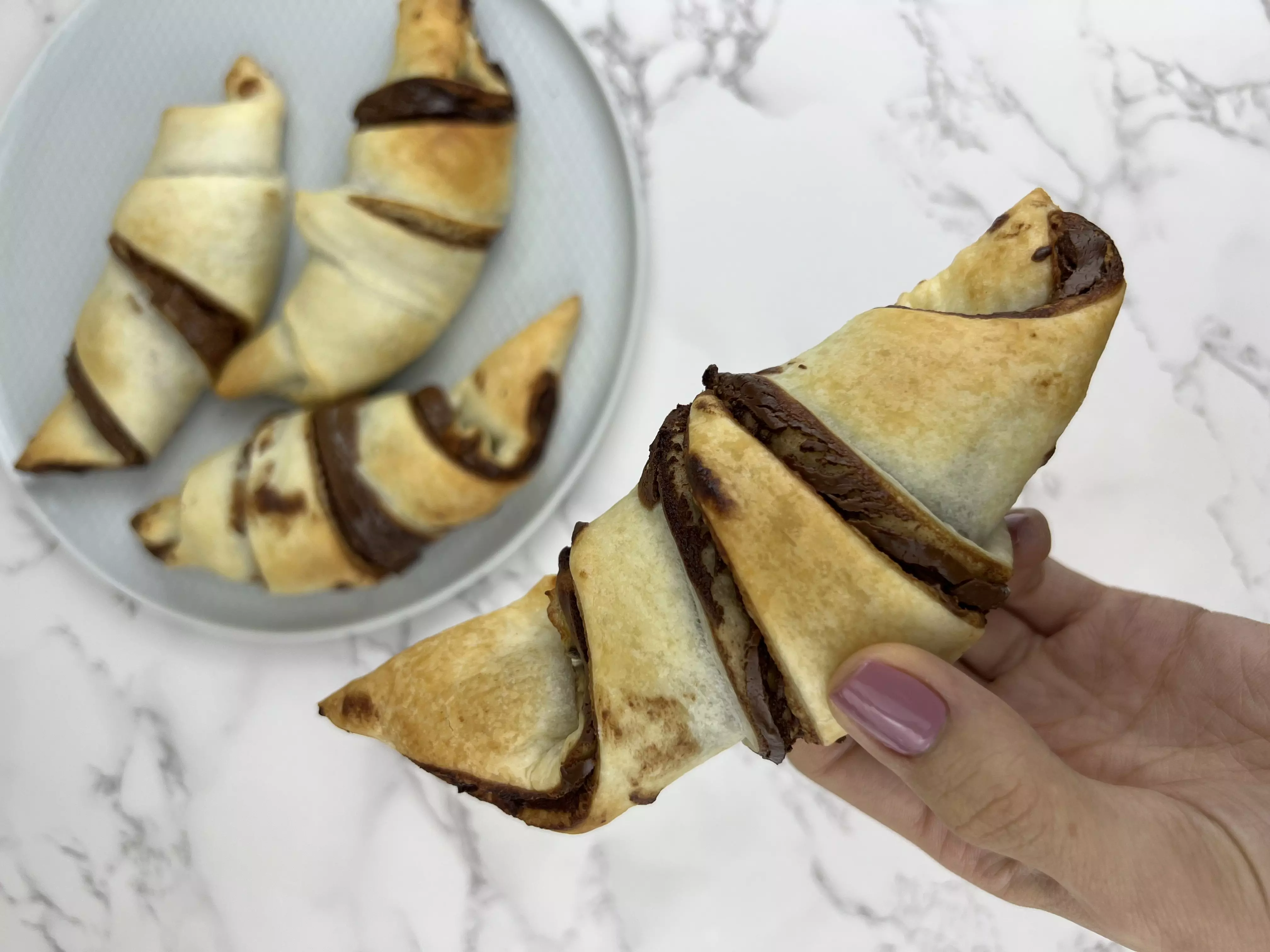 VIDEO: Cornetti al cioccolato e banana