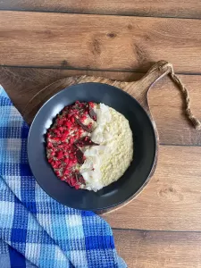 Porridge di miglio con banana